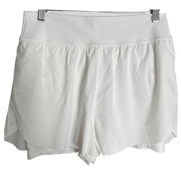 Athleta Pants - Athleta Crossover Women's Run Shorts White Size Medium